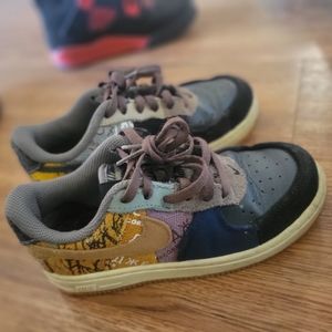 Travis Scott Air Force 1s Shoe Kids